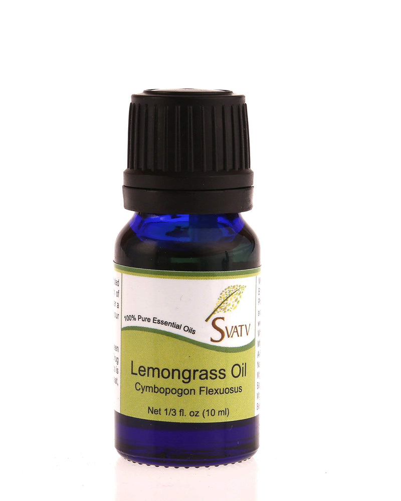 [Australia] - SVATV Lemongrass Essential Oil Therapeutic Grade Aromatherapy Oils Fragrance Oil for Diffuser Yoga Massage & DIY Personal Care 10 ml 