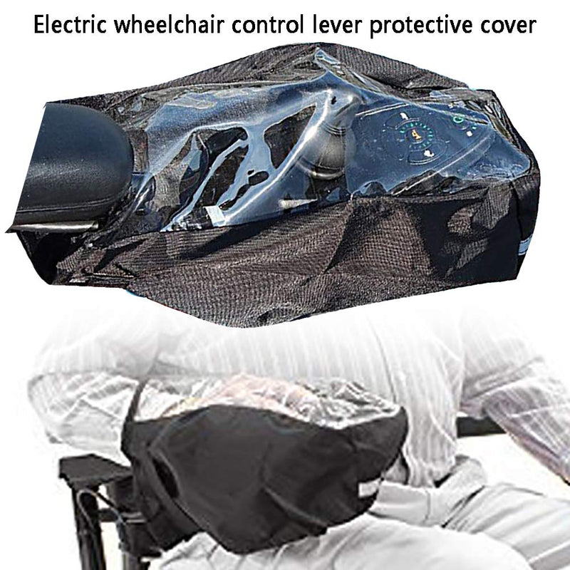 [Australia] - JJSCHMRC Waterproof Power Wheelchair Arm Joystick Cover, Oxford Cover for Powerchair Wheelchair,Durable Electric Wheelchair Control Protector Cover 25*15cm 