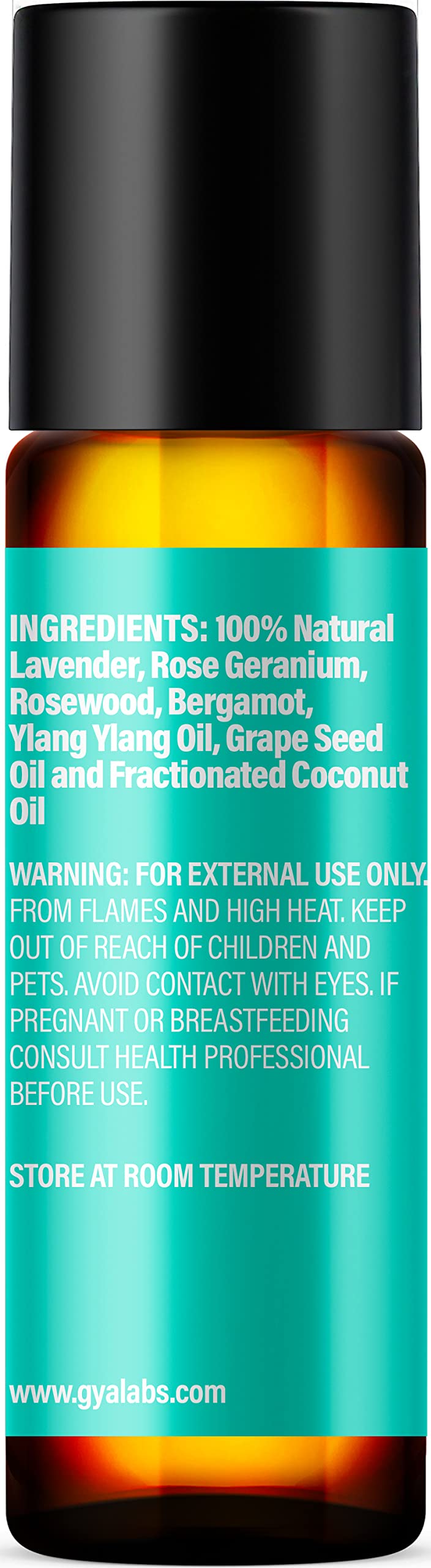 [Australia] - Gya Labs Rest N Relax Essential Oil Roll-On (10ml) - Fresh, Floral Scent Rest & Relax (Roll On) 10 ml (Pack of 1) 