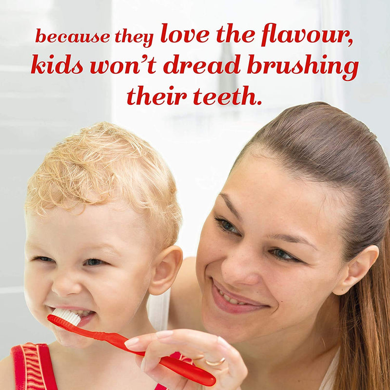 [Australia] - Punch & Judy Kids Toothpaste - Simply Strawberry Flavour, 3+ Years, Fluoride, Sugar Free (3 x 50ml) 79 g (Pack of 3) 