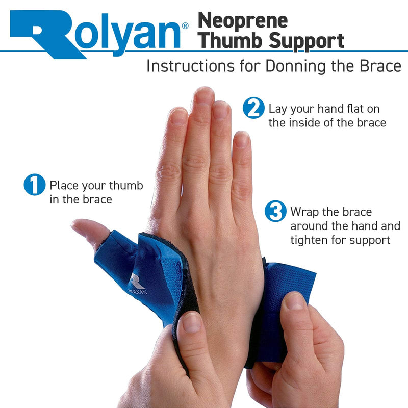 [Australia] - Rolyan - 80957 Neoprene Wrap On Thumb Support, Wrist Compression Sleeve, Thumb Support, Thumb Brace Maximum Hand Function, Brace Support for Thumb Sprains and Strains from Sports Injuries, Left, Small Wrap On, Left Thumb 
