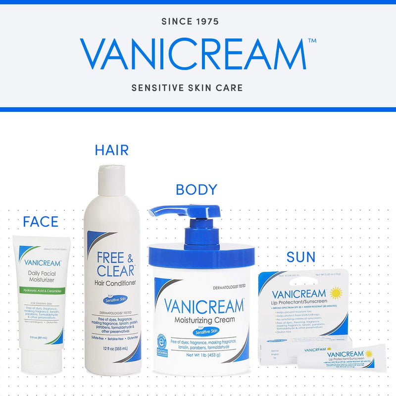 [Australia] - Vanicream Gentle Facial Cleanser with Pump Dispenser | Fragrance, Gluten and Sulfate Free | For Sensitive Skin | 8 Fl Oz 8 Fl Oz (Pack of 1) 