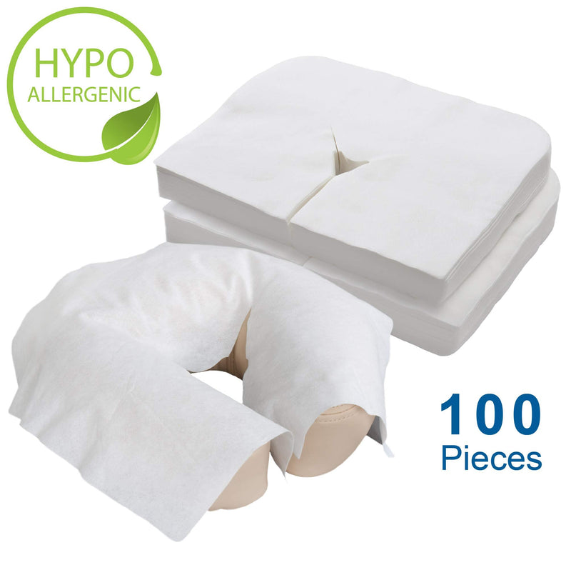 [Australia] - EARTHLITE Disposable Face Cradle Covers � Medical-Grade, Ultra Soft, Luxurious, Non-Sticking Massage Face Covers/Headrest Covers for Massage Tables & Massage Chairs 