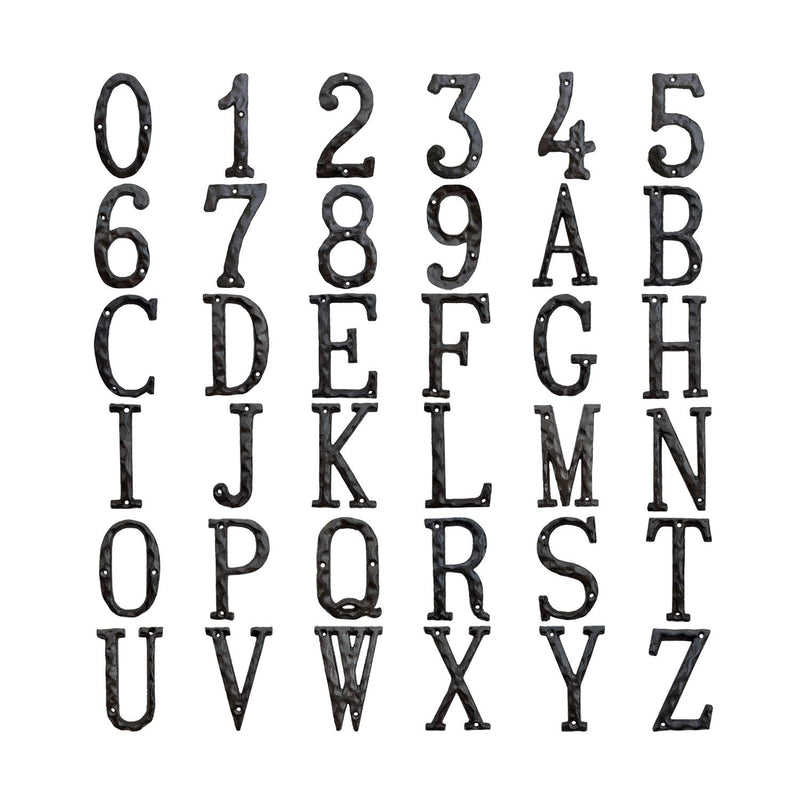 [Australia] - House Letter, 5 Inch High Cast Iron Home Address Letter, Perfect Matching The 5.5 Inch Cast Iron House Numbers (A) Letter A 