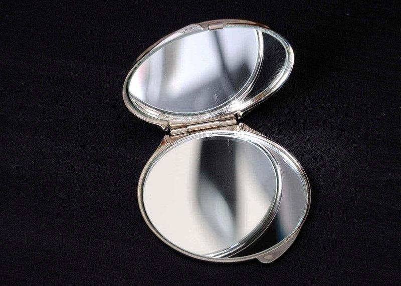 [Australia] - Compact Mirror in Mackintosh Two Roses Design. (Purple) Purple 
