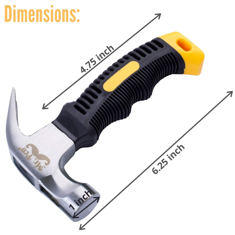 [Australia] - Mr. Pen- Hammer, 8oz, Small Hammer, Camping Hammer, Claw Hammer, Stubby Hammer, Tack Hammer, Hammers Tools, Small Hammer for Women, Nail Hammer, Magnetic Hammer, Handy Hammer, Teal Hammer, Kids Hammer 