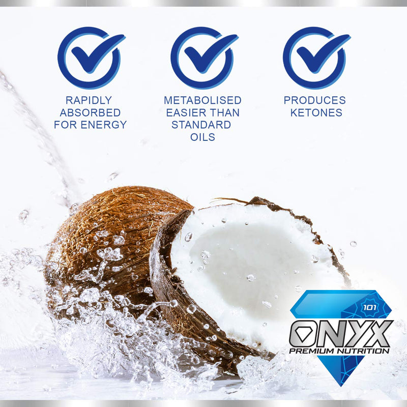 [Australia] - Onyx MCT Oil 500ml High Potency C8 & C10 Premium Coconut Oil Ketones Booster - Suitable for Ketogenic, Paleo, Vegan & Low Carb Diet (UNFLAVOURED) 