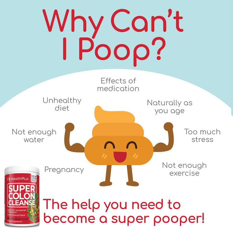 [Australia] - Health Plus Super Colon Cleanse, 45 Servings, 12 Ounce (Pack of 1) 