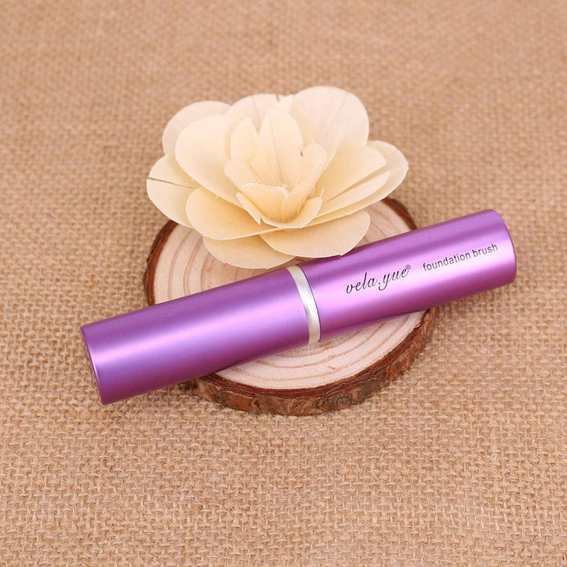 [Australia] - Vela.Yue Retractable Blush Brush Angled Face Powder Bronzer Travel Kabuki Makeup Brushes 