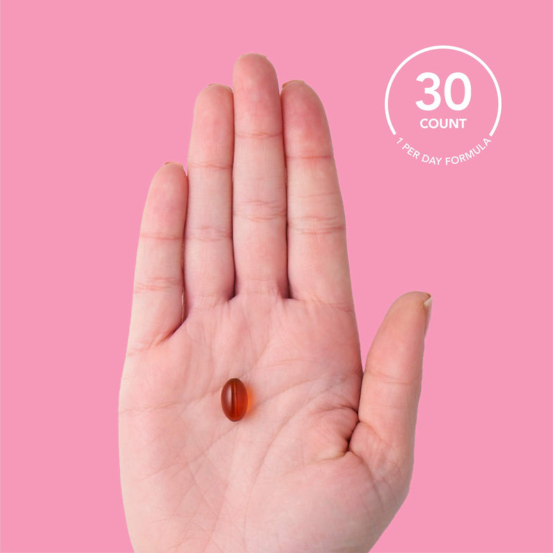 [Australia] - Phytoceramides 350mg Made with Clinically Proven Lipowheat® | Plant Derived and GMO Free with No Fillers or Synthetic Vitamins - 30 Liquid softgels 