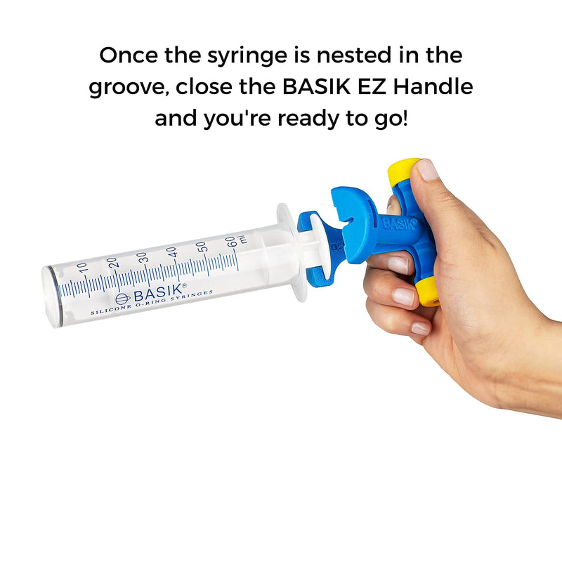 [Australia] - UrnConcern The BASIK EZ Handle Adds Comfort and Control to Any BASIK o Rings. This Bundle is for A Medium Handle and 5 Luer Lock Reusable o Rings. 