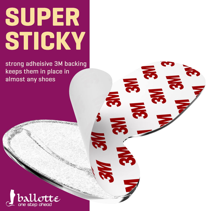 [Australia] - Premium Heel Grips for Ladies Shoes [Extra Sticky Heel Pads] Gel Shoe Insoles Great for New Shoes, Heel Protector Adds Volume, and Cushioning, Insoles for Women Shoes 4 Pairs One Size 