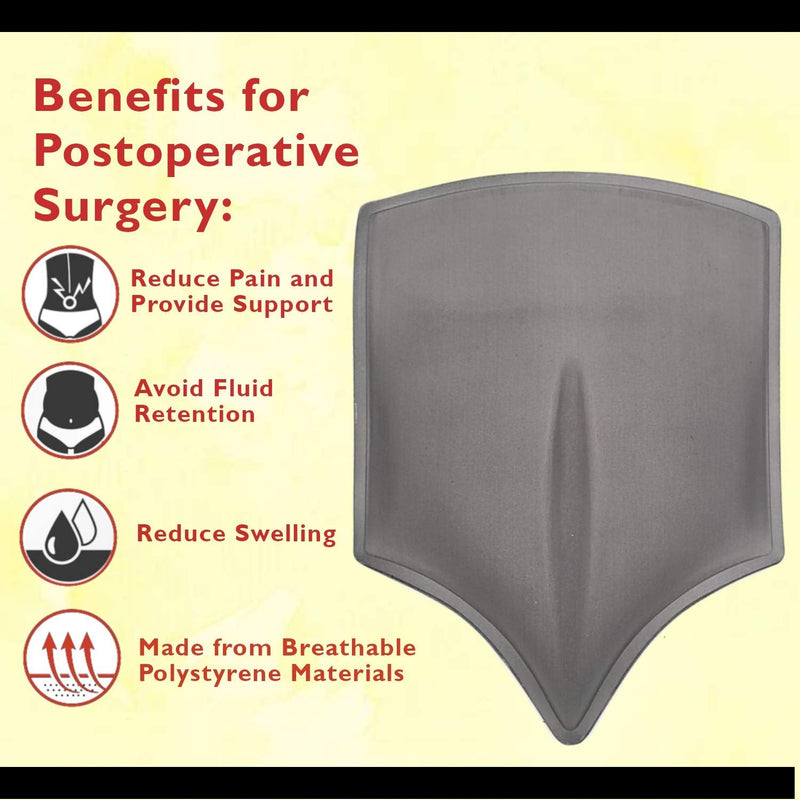 [Australia] - Lipo Foam Post Surgery Kit : 2 Lip foam boards, 1 Lumbar Molder Back Compression Board – Liposuction, C-Section, tummy tucks, Brazilian Butt Lifts 