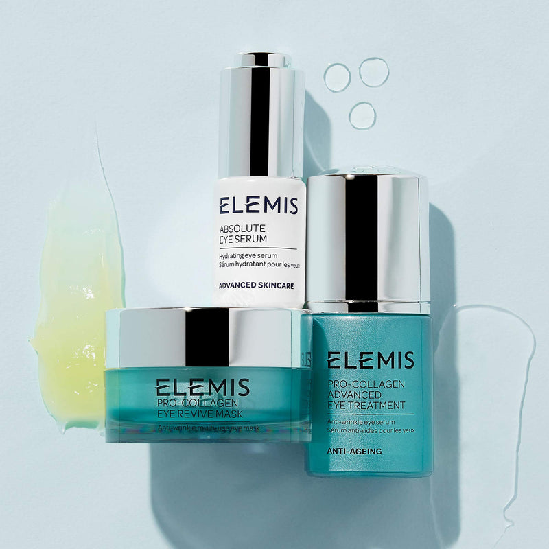 [Australia] - Elemis Pro-Collagen Advanced Eye Treatment, Hydrating Under Eye Cream Formulated with Protein-Rich Actives for a Youthful Complexion, Weightless Anti-Wrinkle Eye Cream to Smooth and Firm, 15 ml 