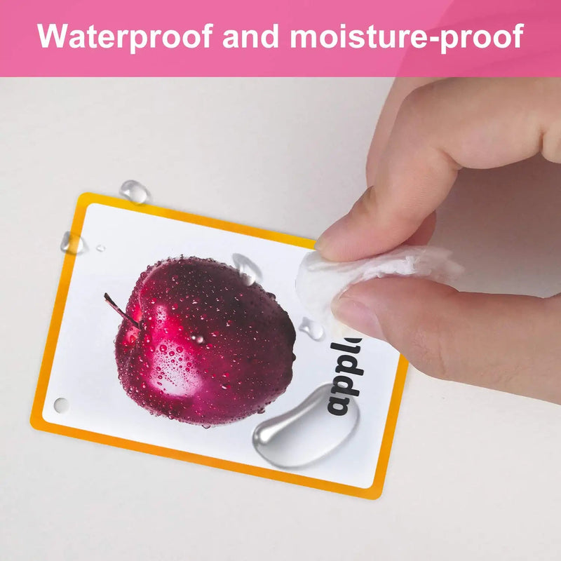 [Australia] - Fruits/Vegetable/Foods/Food Quantities English Flash Cards Pocket Card Learning Baby Toys for Children Pre-Kindergarten Kids Gifts Fruits/Vegetable/Foods/Food 