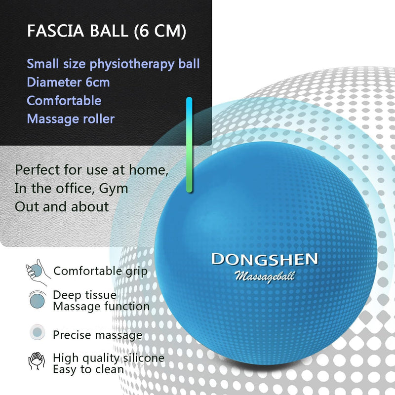 [Australia] - DONGSHEN Massage Ball Kit Deep Tissue Physio Ball 3-Piece Personal Massage Tool Set for The Relief of Fasciitis and Generalised Muscle Pain Trigger Point Massager 