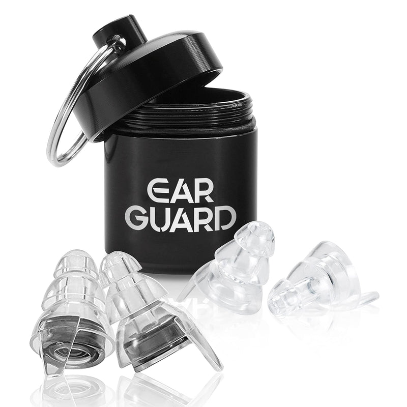 [Australia] - EarGuard High Fidelity Earplugs Music Earplugs Hearing Protection for Concerts, Musicians, Motorcycle, Airplanes, 23db Noise Reduction Earplugs 