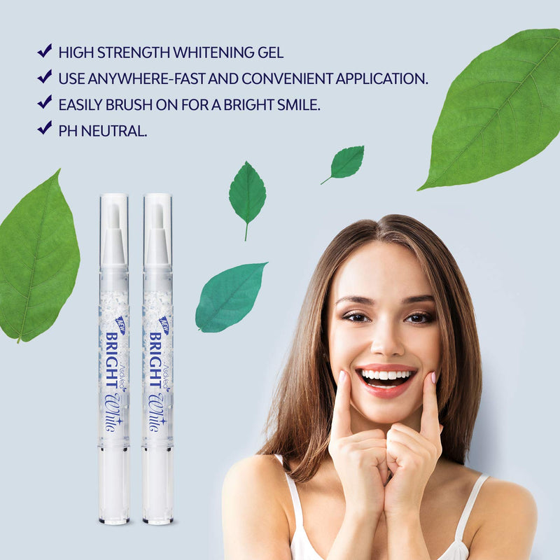 [Australia] - AsaVea Teeth Whitening Pen, More Than 20 Uses, Effective, Painless, No Sensitivity, Travel Friendly, Easy to Use, Beautiful White Smile, Natural Mint Flavor 