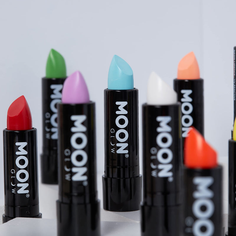 [Australia] - Neon UV Lipstick by Moon Glow - Black - Bright Neon Coloured Lipstick - Glows under UV 