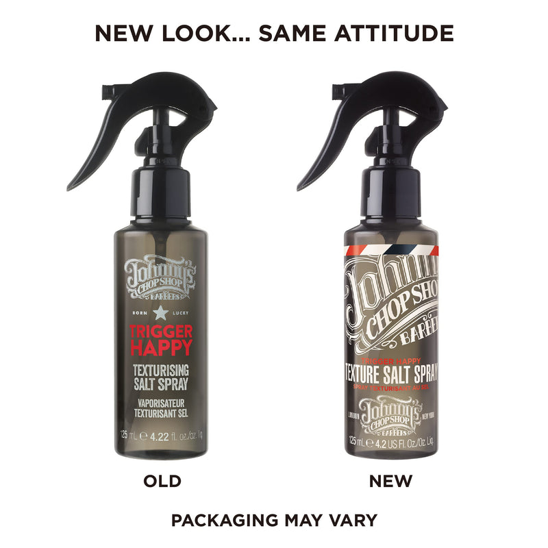 [Australia] - Johnny's Chop Shop - Trigger Happy Texturising Salt Spray, Hair Styling for Men (125ml) Pack of 1 Citrus 
