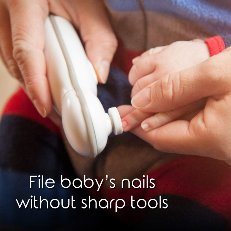 [Australia] - Baby Nail File Electric Nail Trimmer: Baby Nail Trimmer for Infant and Toddler: Safer Than Baby Nail Clippers - Baby Grooming Kit and Manicure Set 
