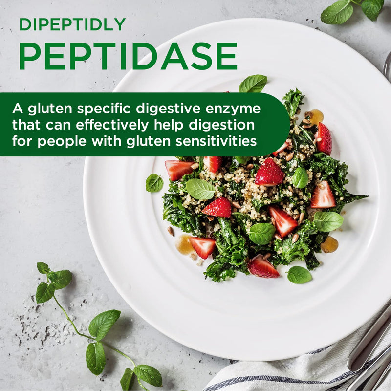 [Australia] - Emerald Labs Digestive Health - with Protease 250 DPP-IV, Probiotics and Full-Spectrum Digestive Enzymes - 90 Vegetable Capsules 