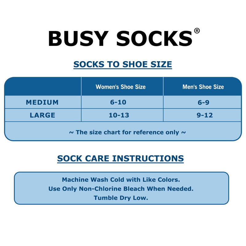 [Australia] - Busy Socks 4 Pack Non-binding Diabetic Socks for Men Women, Loose Top Crew Cotton Thick Cushion Socks 4 Pairs White X-Large-XX-Large 