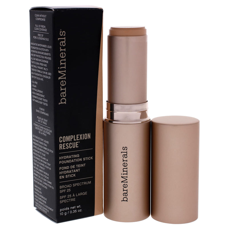 [Australia] - Complexion Rescue Hydrating Foundation Stick SPF 25-04 Suede by bareMinerals for Women - 0.35 oz Foundation 04 Suede 