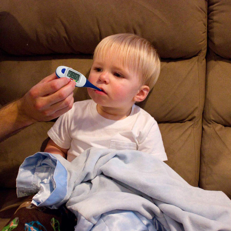 [Australia] - Apex Large Face LCD Fast Read Digital Thermometer for Adults and Children - Instant Read Thermometer for Fever Detection with Quick 5 Second Read Time 
