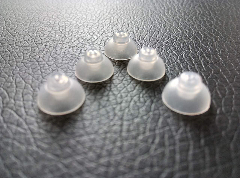 [Australia] - Jungle Care Hearing Aid Ear Piece Closed Domes 9mm 5-Pack Comfortable PSAP (Personal Sound Amplifiers Product) Kit Ear Tips Invisible, Perfect for Open Air (Open fit), Except for RIC 