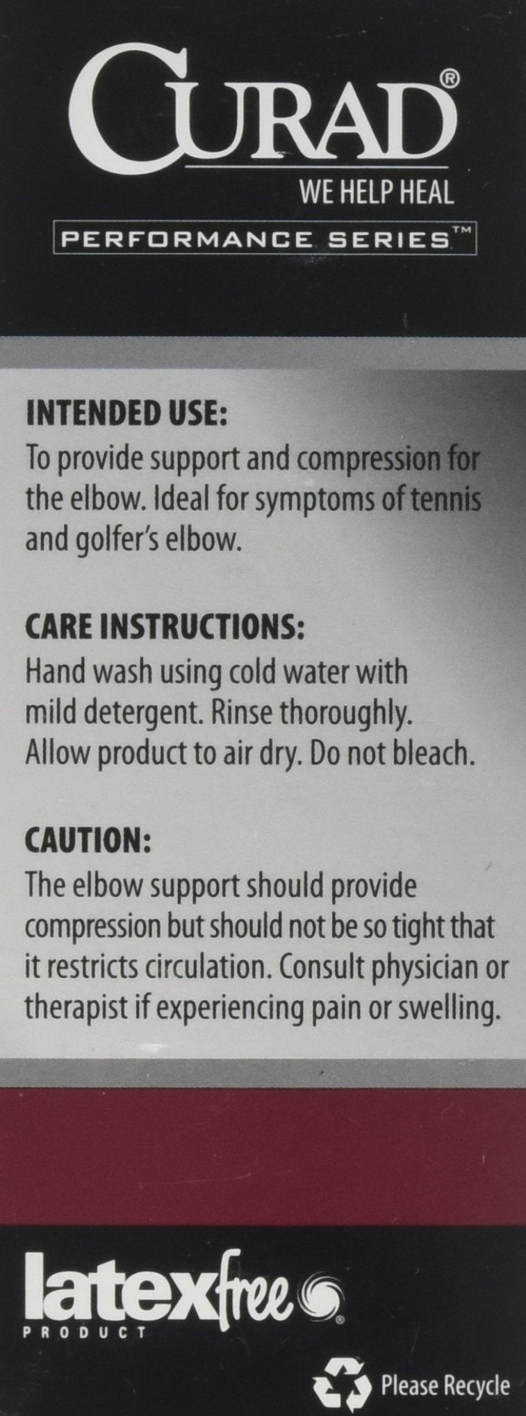 [Australia] - Curad Elastic Pull-Over Elbow Support, Medium 