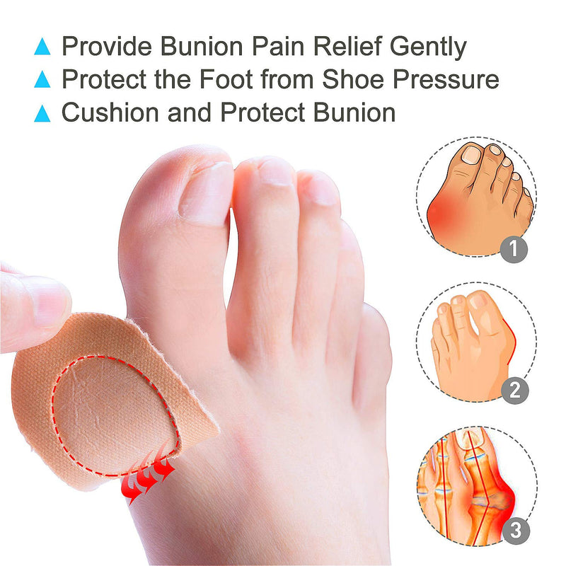 [Australia] - Povihome 30 Count Bunion Cushion Pads, Bunion Foot Protectors for Feet (Latex-Free), Stay in Place All Day - Strong Adhesive A-30 