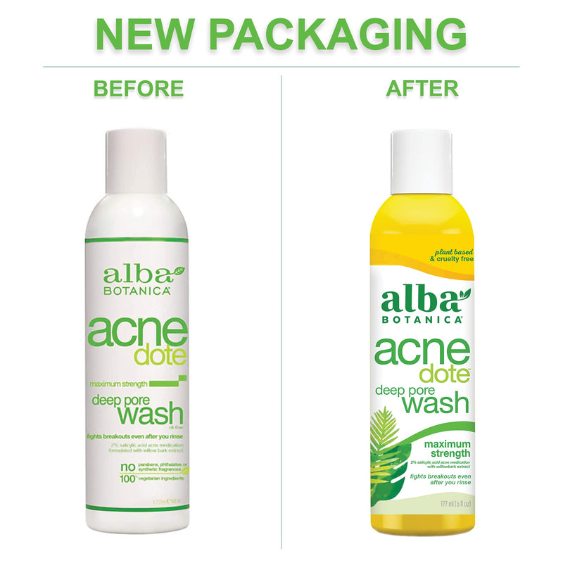 [Australia] - Alba Botanica Acnedote Maximum Strength Deep Pore Wash, 6 Oz 1 
