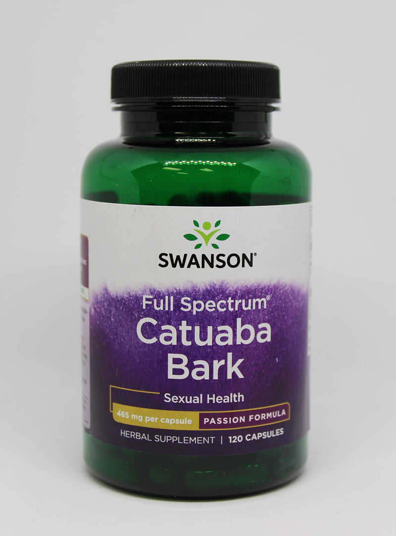 [Australia] - Swanson Catuaba Bark 465 Milligrams 120 Capsules (2 Pack) 2 