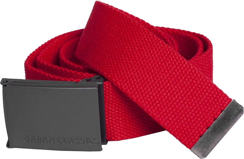 [Australia] - Urban Classics Unisex Belt One Size Red 