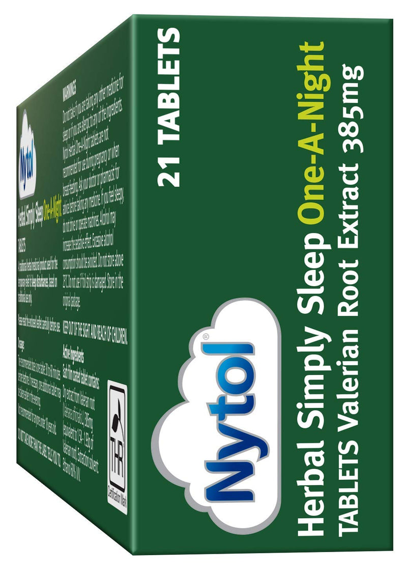[Australia] - Nytol Herbal Simply Sleep One A Night Tablets - Traditional Herbal Remedy Used for Sleeplessness Relief - 21 Count (Pack of 1) 