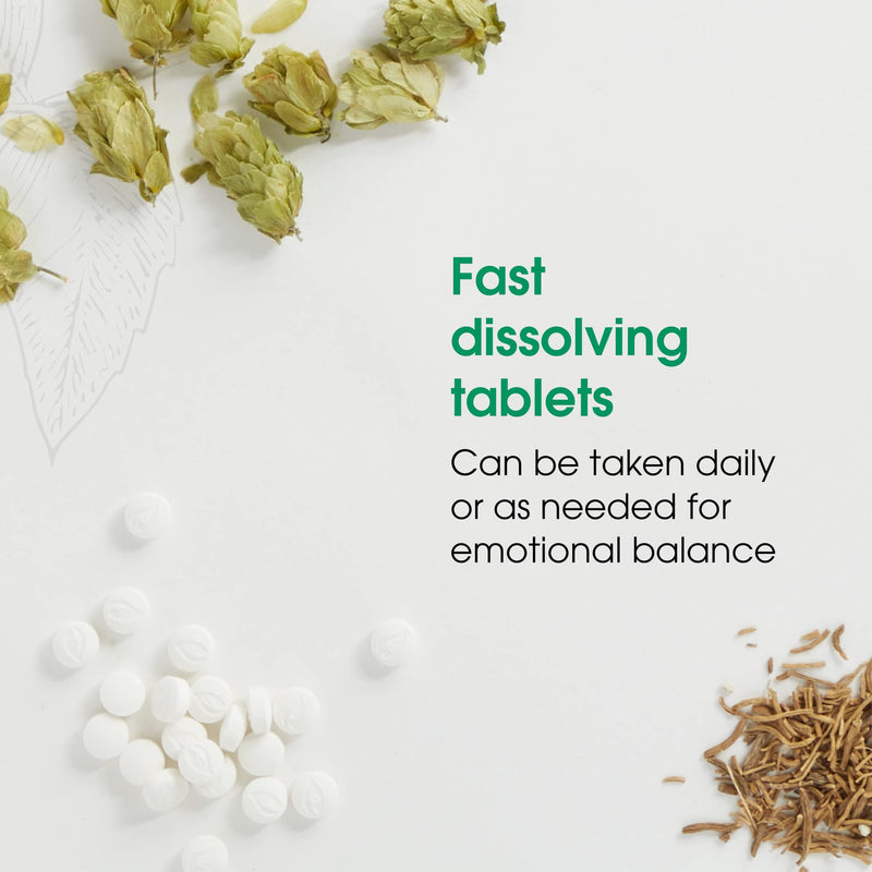 [Australia] - BHI Calming Stress Relief Blend 10 Natural, Safe Active Ingredients Help Restore Balance, Support Calm Mood & Sleep - Relax Mind & Body with Passionflower, Chamomile & Valerian Root - 100 Tablets 