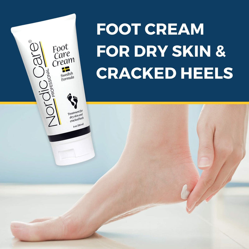 [Australia] - Nordic Care Foot Care Cream 6 oz. (Pack of 2) 