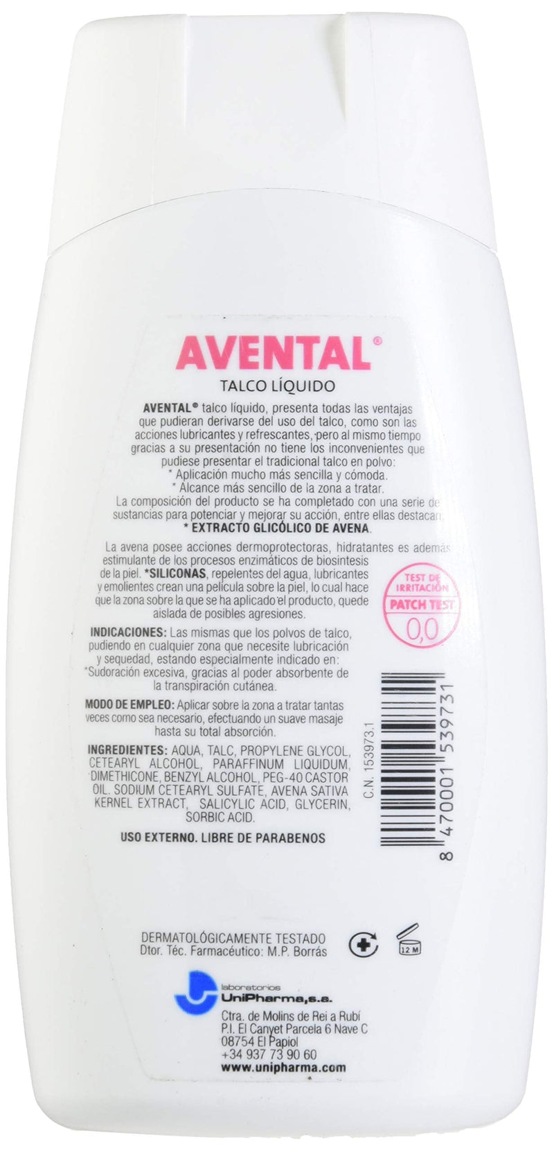 [Australia] - AVENTAL LIQUID TALC 200 ml 
