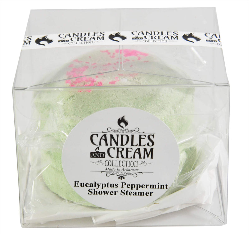 [Australia] - Candles and Cream Eucalyptus Peppermint Shower Steamer-Aromatherapy & Stress Relief, Restore & Soothe Body-Set of 2 