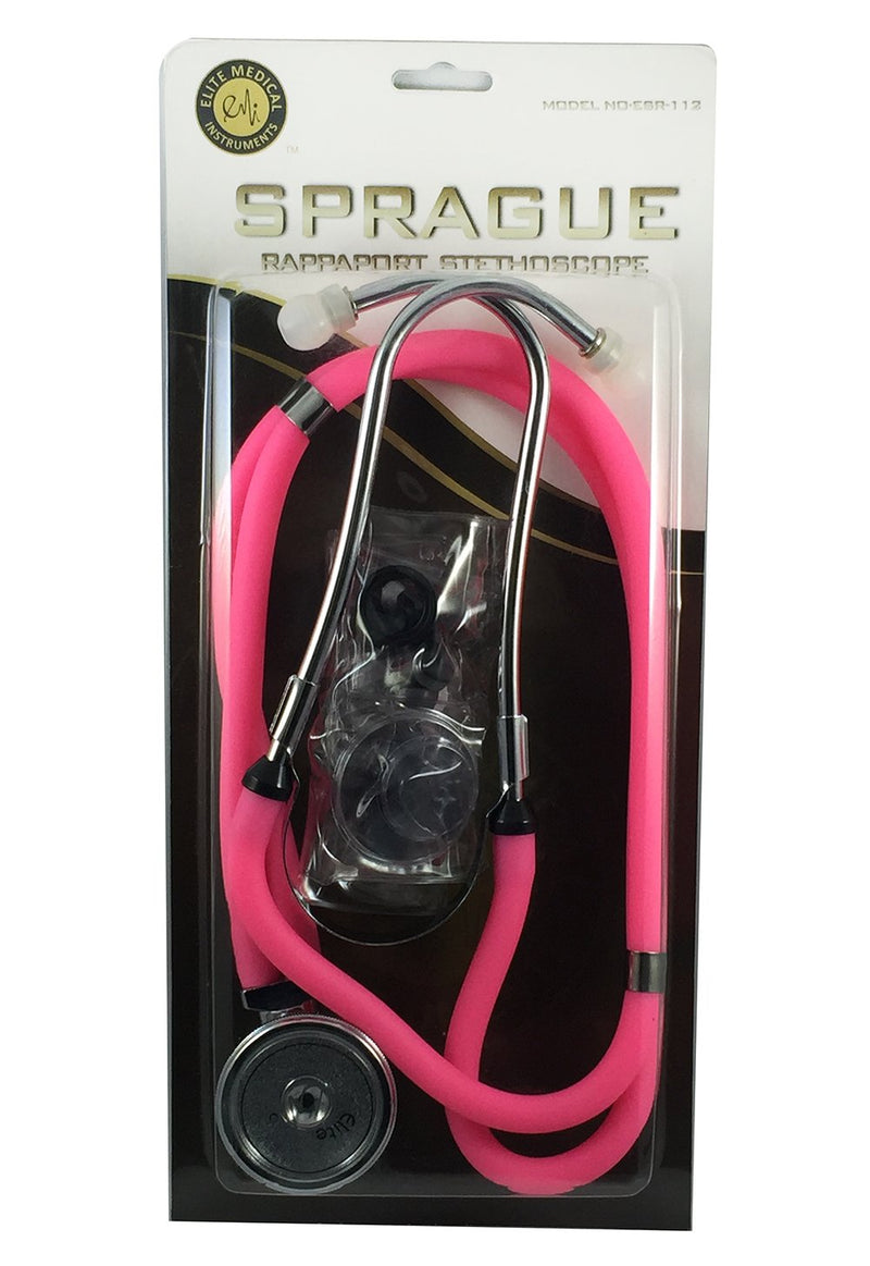 [Australia] - EMI Professional Deluxe Sprague Rappaport Dual Head Stethoscope - Hot Pink #112 