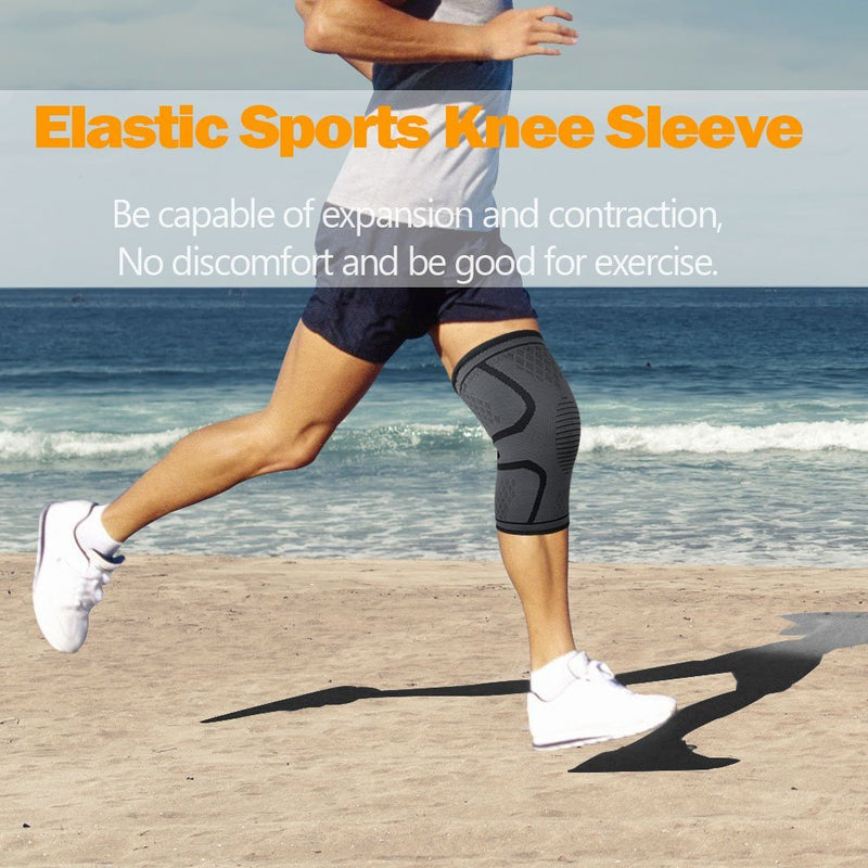 [Australia] - littlejian Compression Knee Sleeve,Best Knee Brace Support for Sports,Running,Jogging,Basketball,Joint Pain Relief,Arthritis and Injury Recovery&More,Men and Women(2 Piece-Small) 