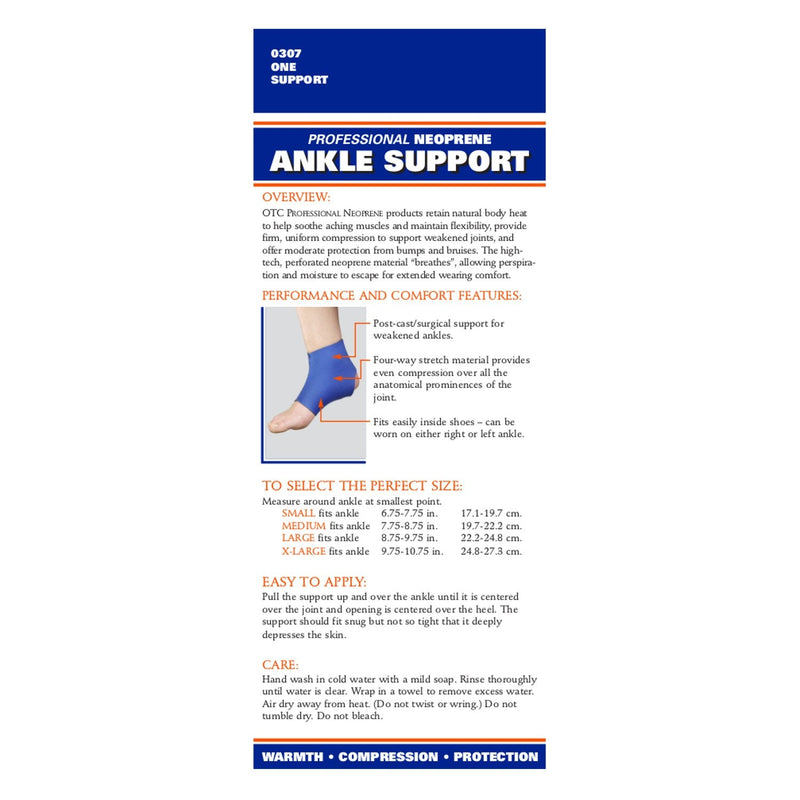 [Australia] - OTC Ankle Support, Slip-on Style, Neoprene, Medium Medium (Pack of 1) 