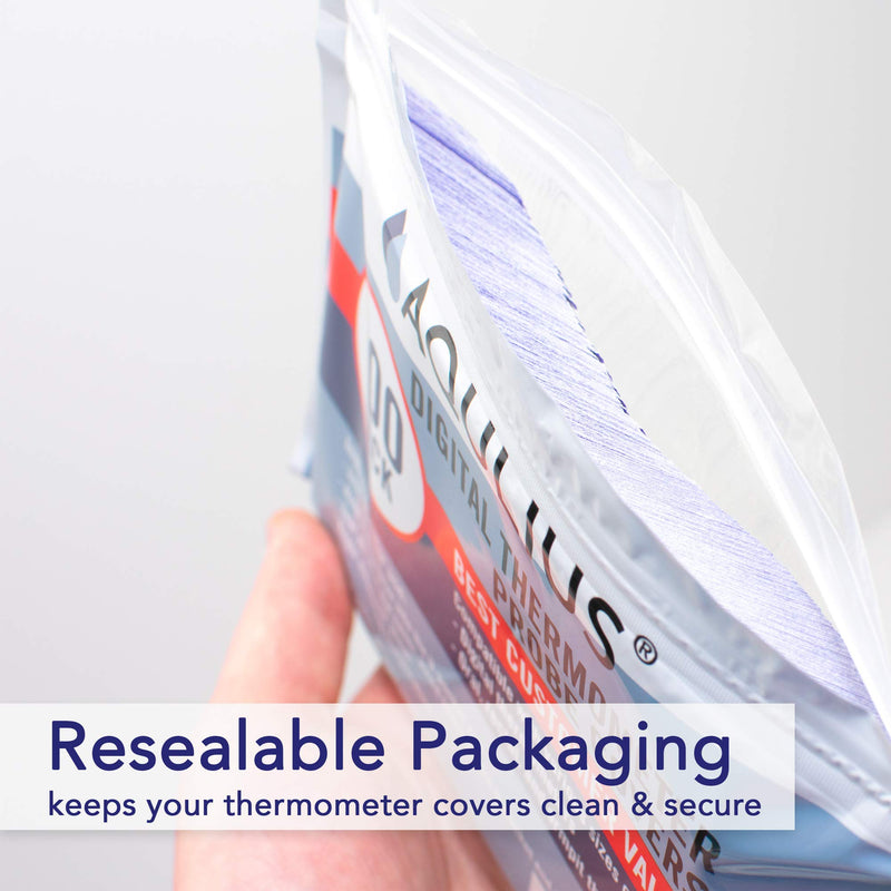 [Australia] - 500 Pack Probe Covers for Oral & Digital Thermometer - Heavy Duty Disposable Sleeves for Safe & Sanitary Prevention of Cross-Contamination - Universal - Rectal Thermometer Covers 