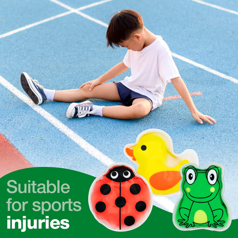 [Australia] - Safety First Aid Group HypaGel Kids Gel Reusable Ice Packs (Hot or Cold) - Pack of 3 for Bumps Bruises Muscle Pains 