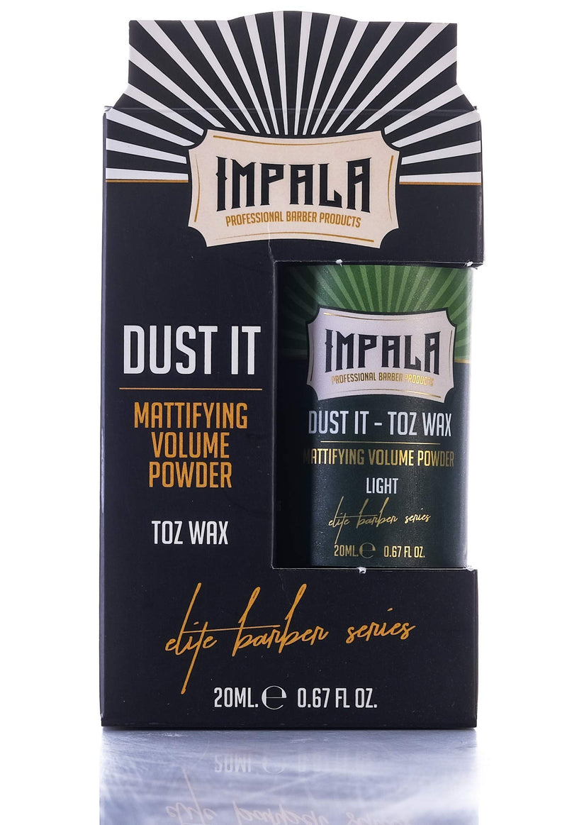 [Australia] - impala Hair Styling Texturising Powder - Instant Volume, Thickening and Style for All Hair Types, with Strong Matte Finish - Light Hold 20gr 