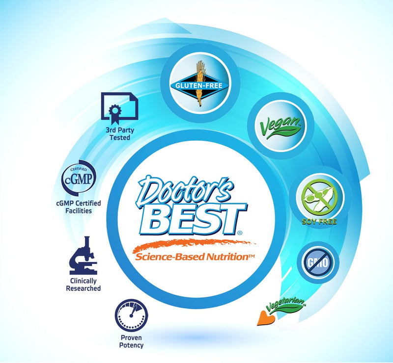 [Australia] - Doctor's Best, Trans-Resveratrol with ResVinol, Non-GMO, Vegan, Gluten & Soy Free, 200 mg, 60 Count 