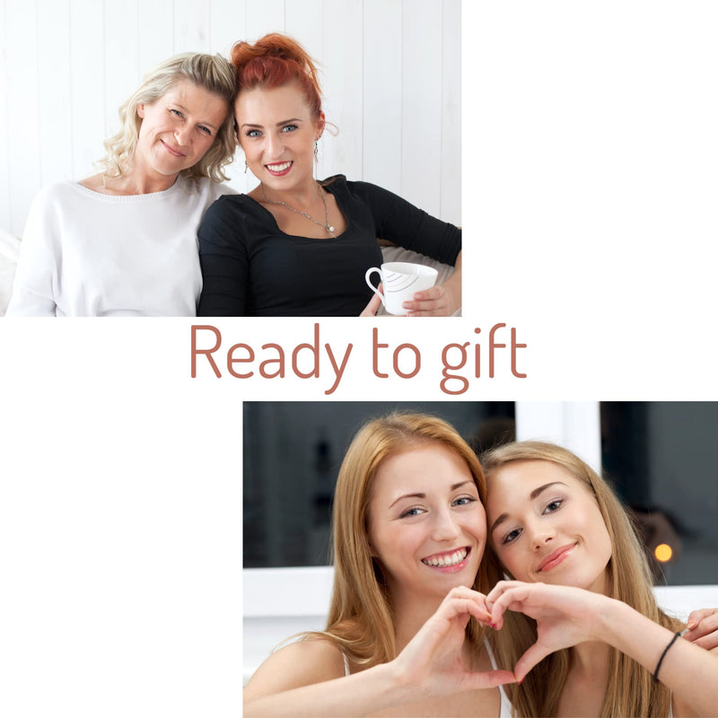 [Australia] - ETANA Chakra Bracelets for Women with Howlite Healing Crystals, Anxiety Relief Spiritual Gift, Mindfulness Presents, Birthday Gifts for Her No card Howlitte 