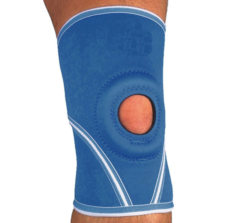 [Australia] - MAXAR Airprene (Breathable Neoprene) Knee Sleeve Compression Brace for Men & Women, Open Patella, Terry Cotton Lining, All-Way Stretch Compression and Support, NKN-209 L Large 