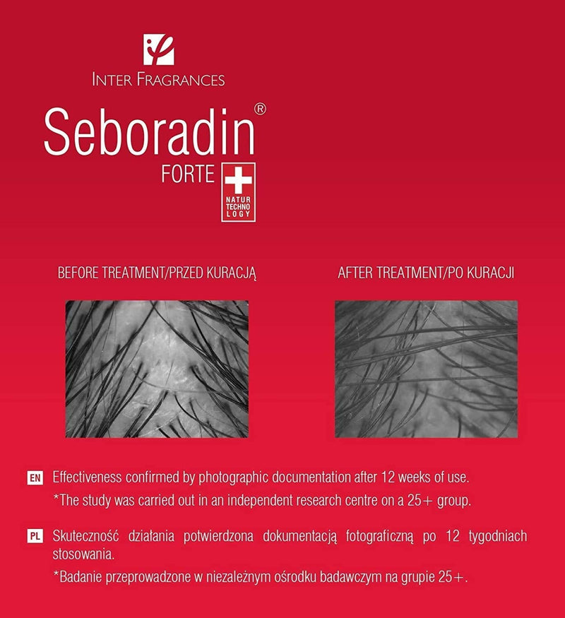 [Australia] - Seboradin Forte Hair Growth Serum, Anti Hair Loss Serum, Chronic Hair Loss and Thinning Treatment, With Natural Extracts and Vitamins, Ampoules (14 x 5.5 ml) 5.5 ml (Pack of 14) 